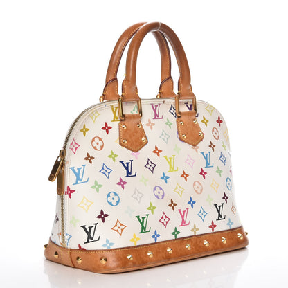 Louis Vuitton Monogram Multicolor Alma White 3 of 13