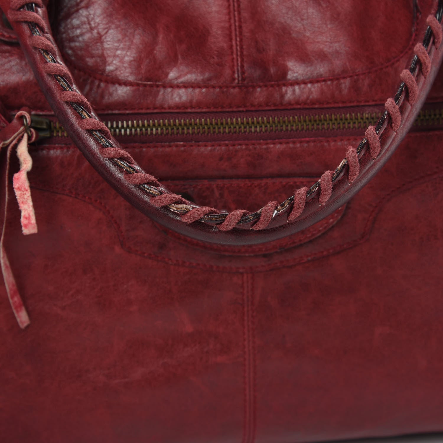 Balenciaga Agneau Classic Hardware Work Grenat 16 of 22