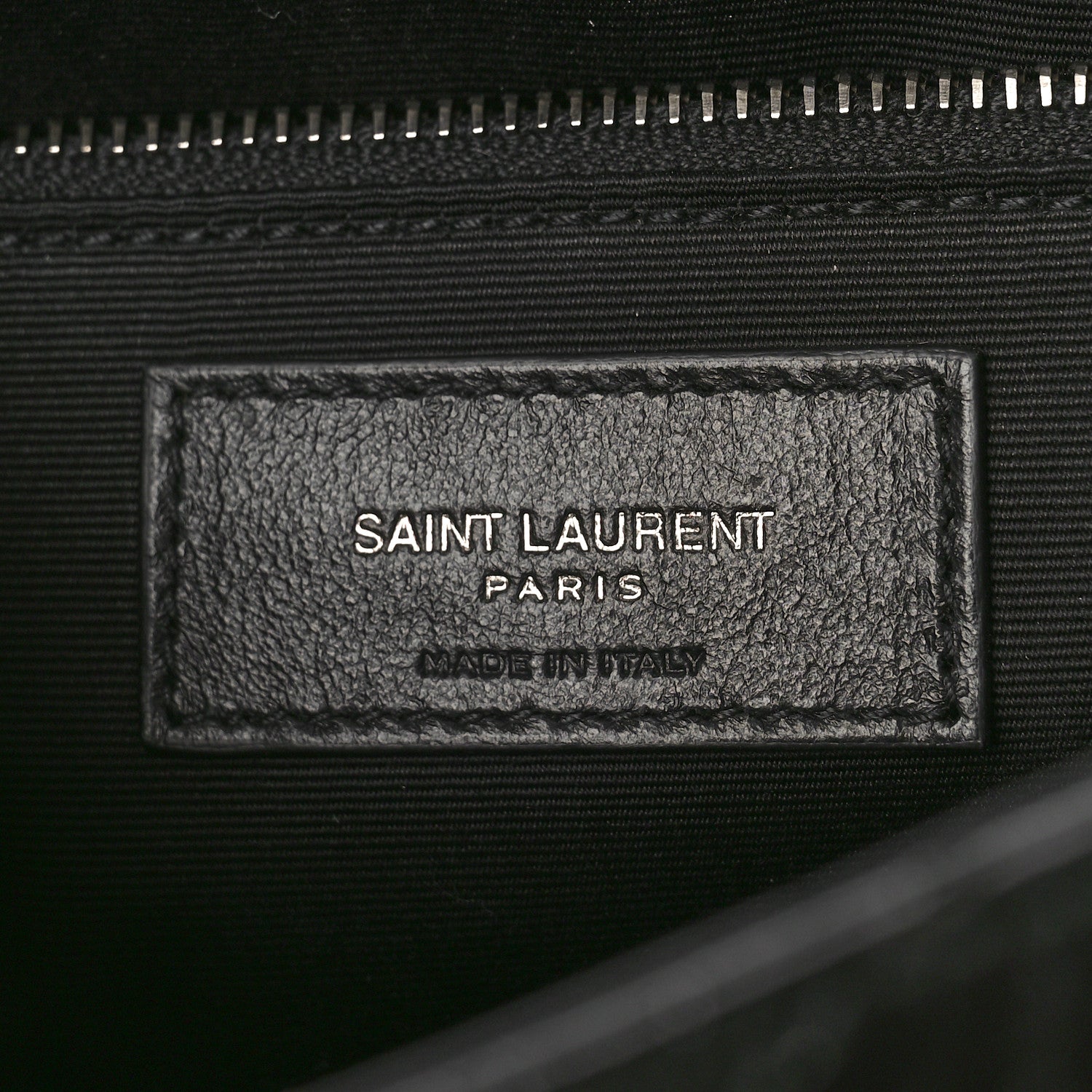 Saint Laurent Crinkled Calfskin Matelasse Monogram Large Niki Chain Satchel Black 6 of 9