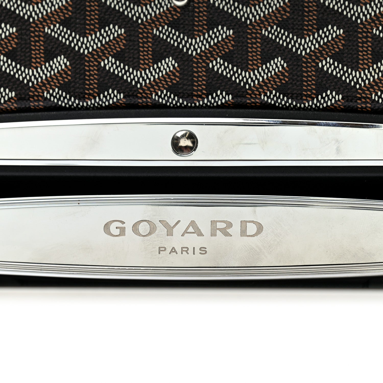 Goyard Goyardine Bourget PM Black Gold 5 of 12
