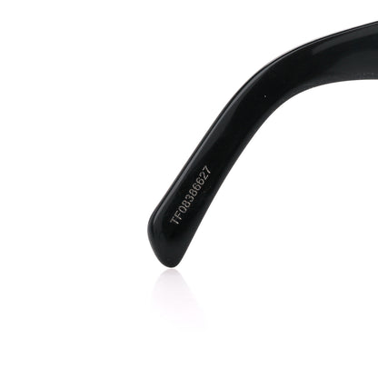 Celine Acetate Chunky Rectangle Sunglasses CL 40092I Black 5 of 7