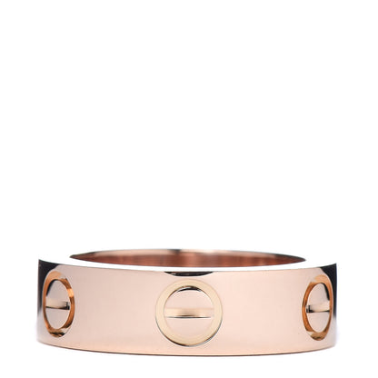 Cartier 18K Pink Gold Pink Sapphire 5.5mm LOVE Ring 48 4.5 3 of 4
