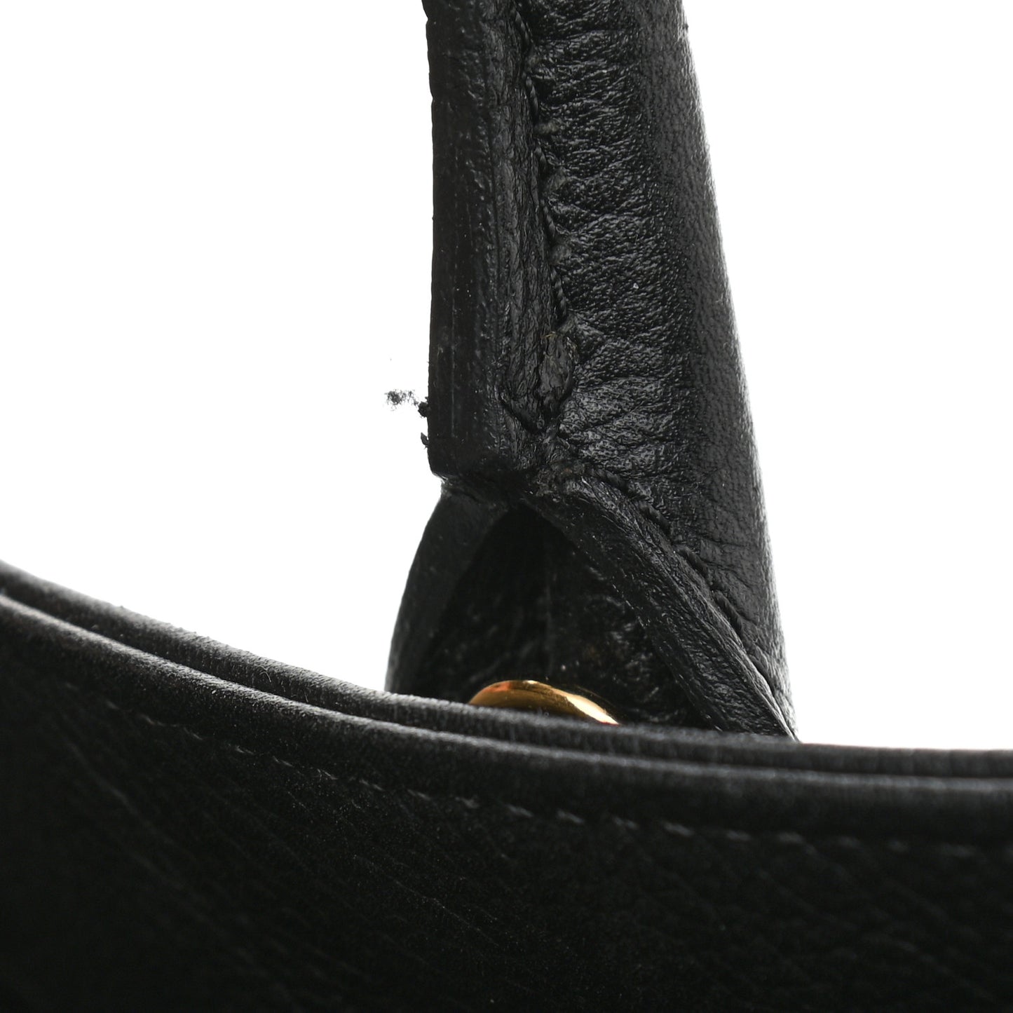 Calfskin Cerf Executive Shopper Tote Black