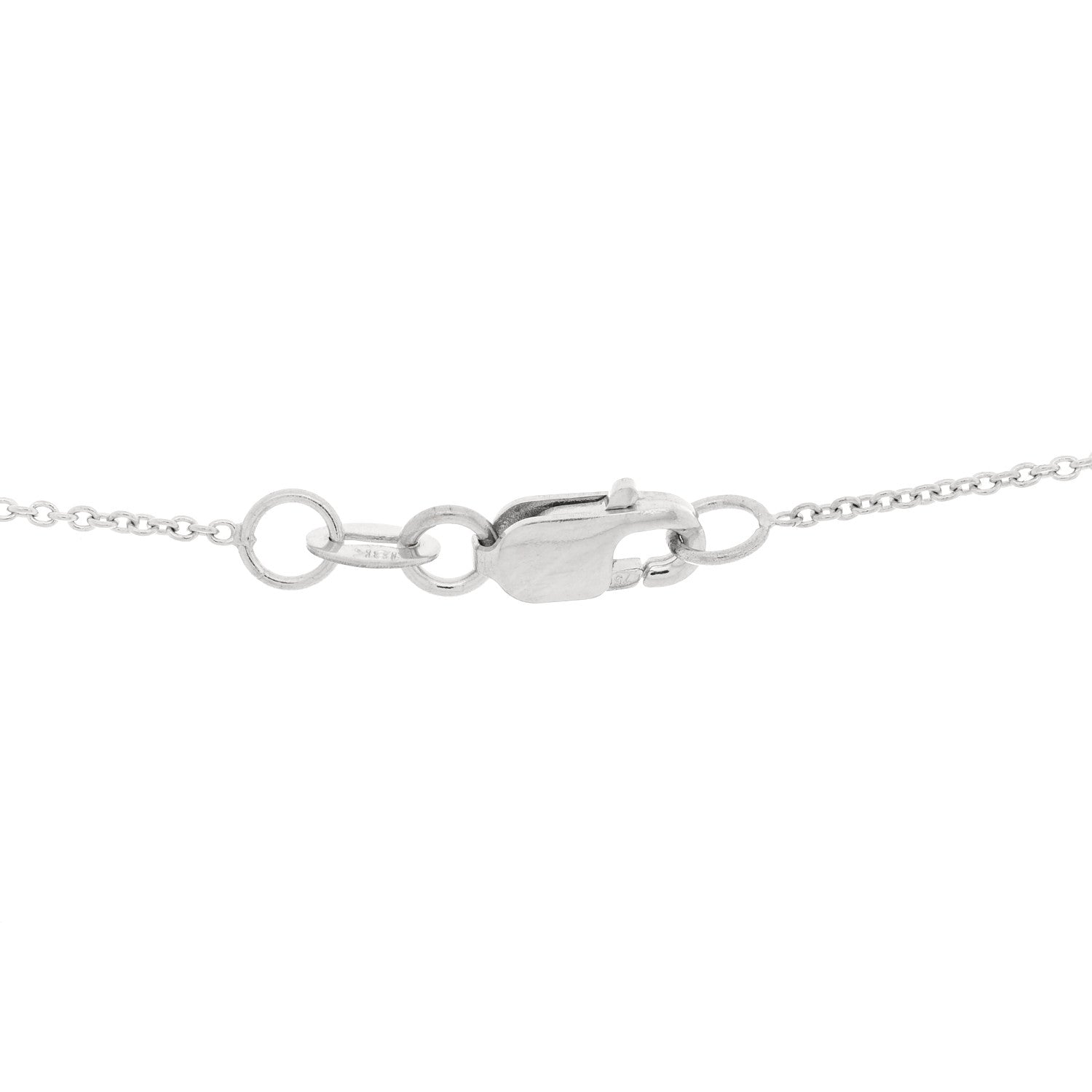 Roberto Coin 18K White Gold Diamond Teddy Bear Pendant Necklace 4 of 4