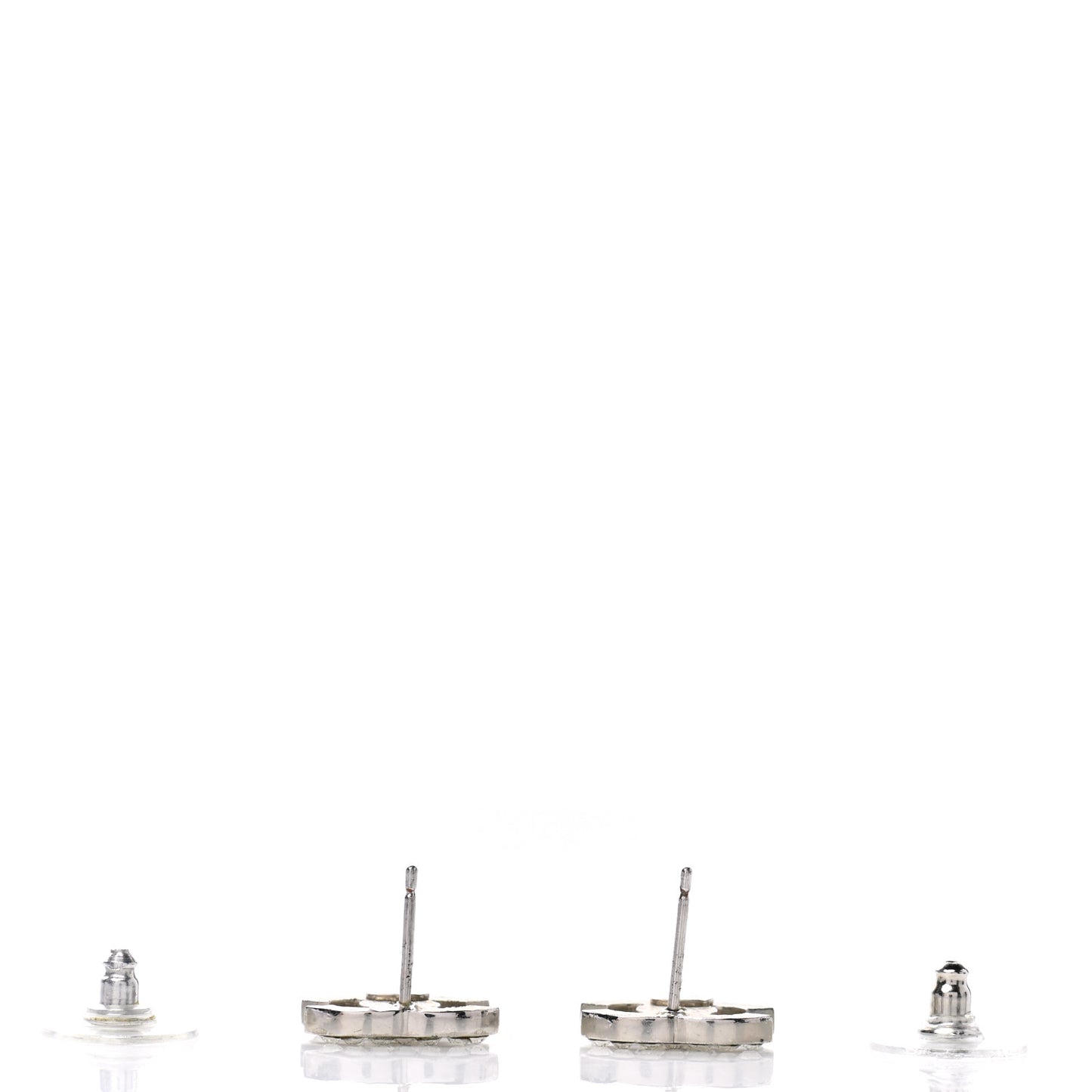 Crystal Mini Timeless CC Earrings Silver