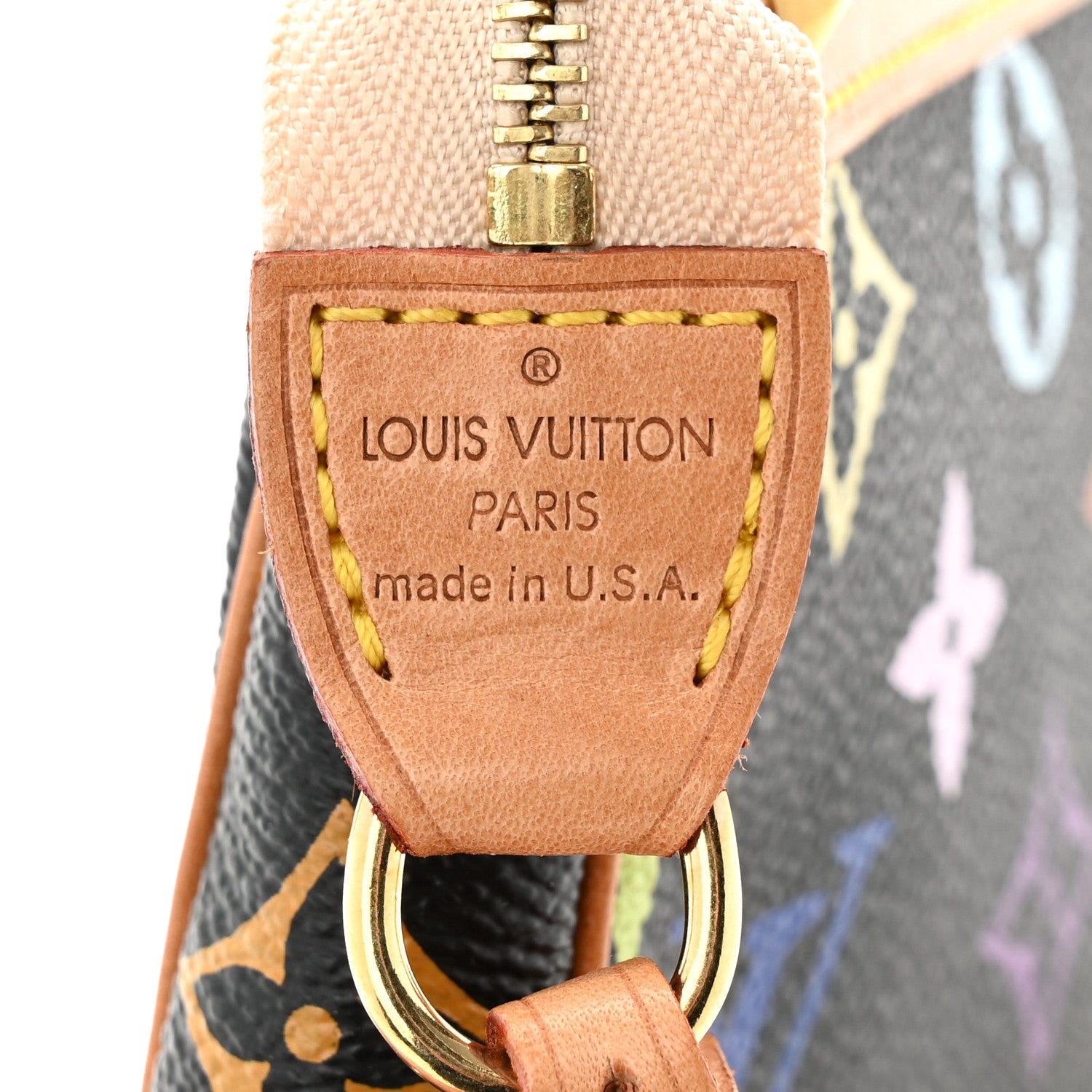 Louis Vuitton Monogram Multicolor Pochette Accessories Black 10 of 17