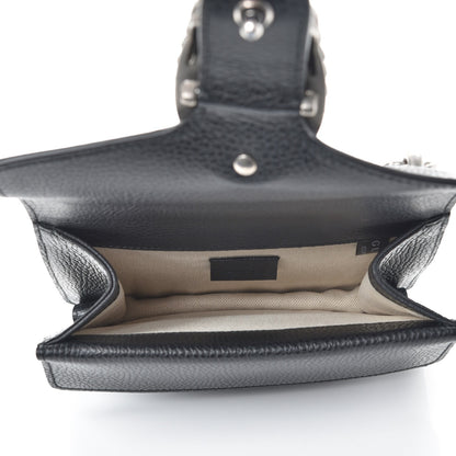 Gucci Calfskin Mini Dionysus Shoulder Bag Black 6 of 8