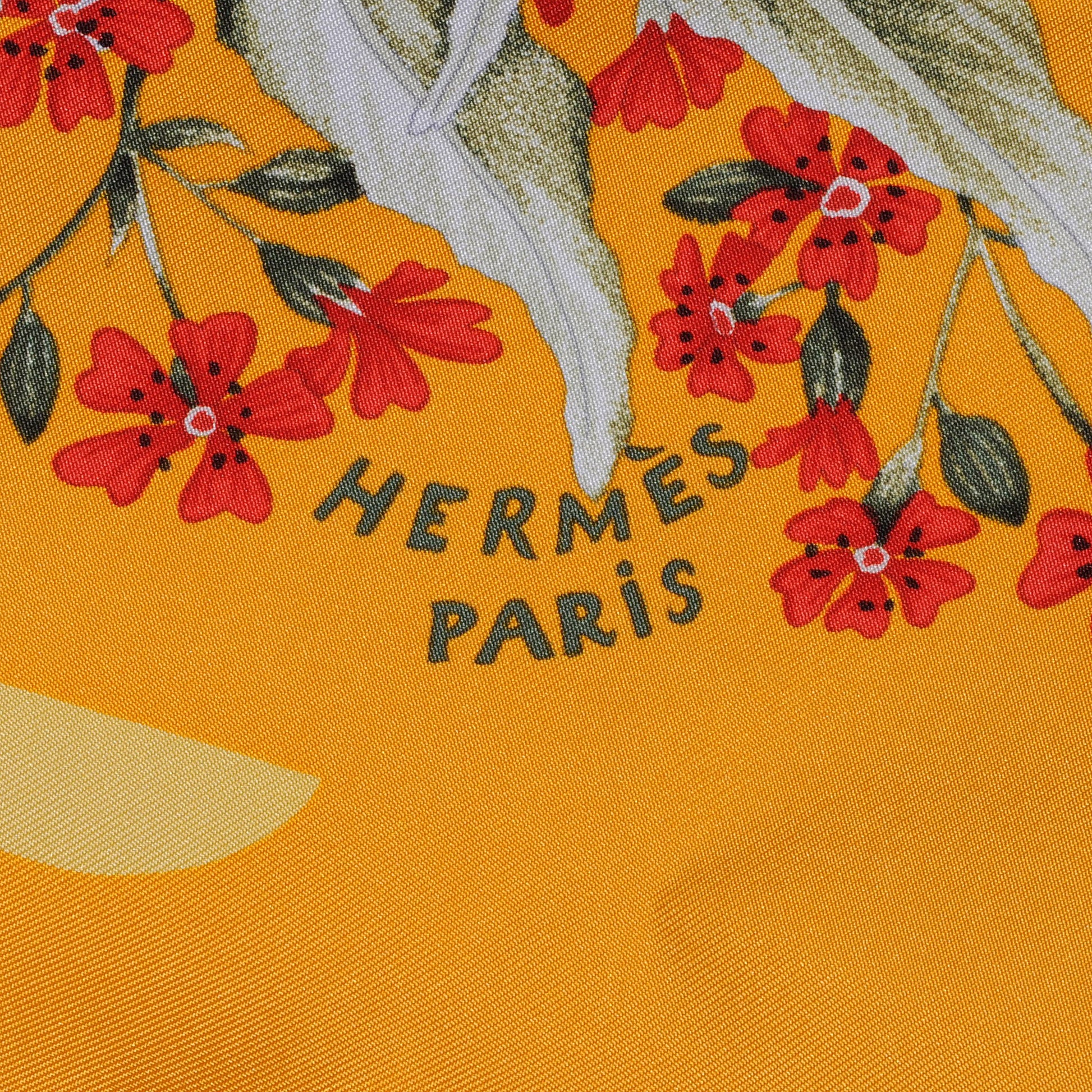 Hermes Silk La Prairie Scarf 90 4 of 7