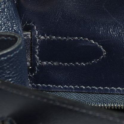 Hermes Box Kelly Retourne 32 Indigo 11 of 28