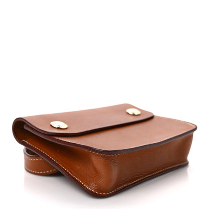 Hermes Barenia Pochette Belt Bag Fauve 4 of 10