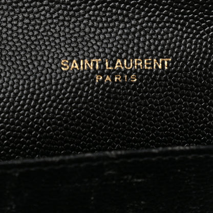Saint Laurent Grain De Poudre Uptown Chain Wallet Black 6 of 9
