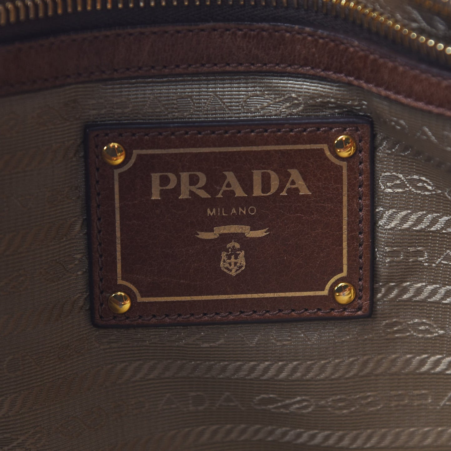 Vitello Daino Tote Brandy