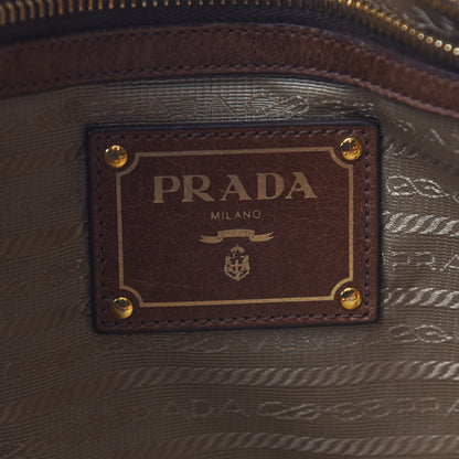 Prada Vitello Daino Tote Brandy 6 of 8