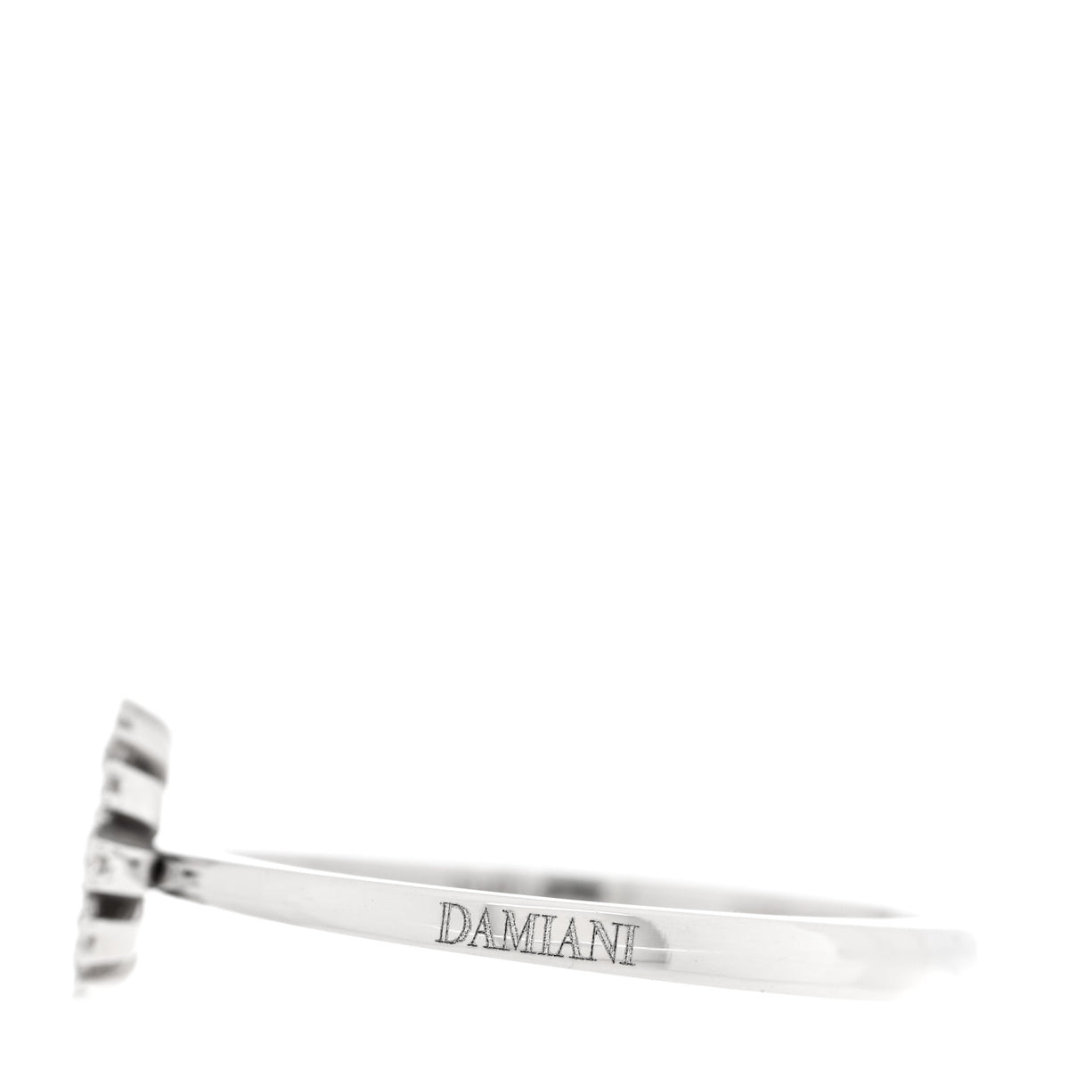 18K White Gold Diamond Margherita Ring 58 8.25
