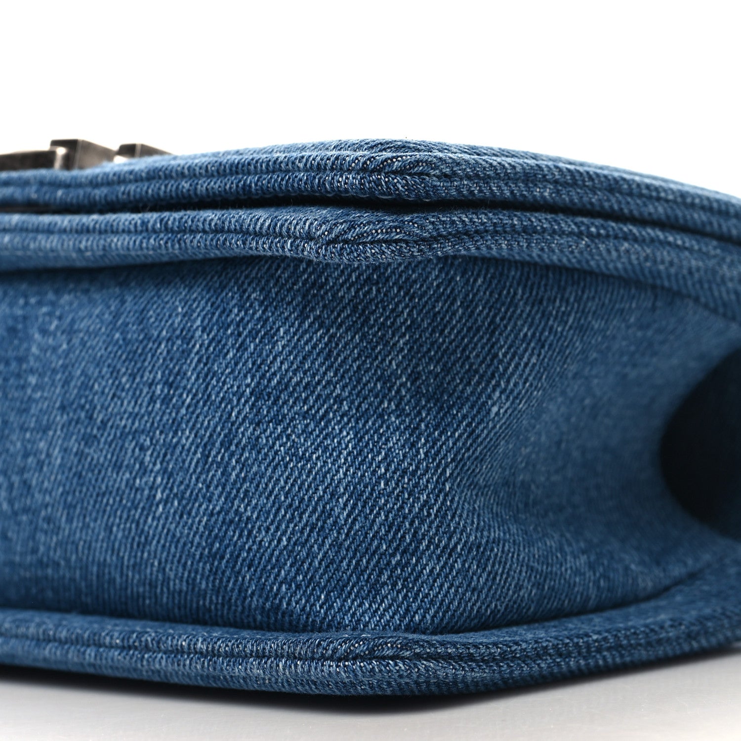 Chanel Denim Quilted Small Boy Flap Blue 10 of 11