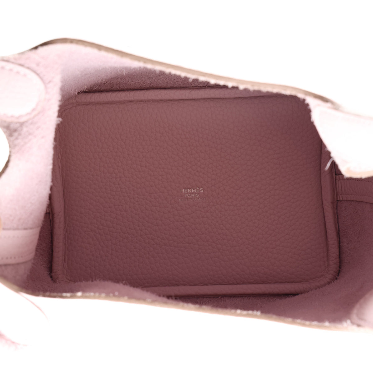 Taurillon Clemence Picotin Lock 18 PM Mauve Pale