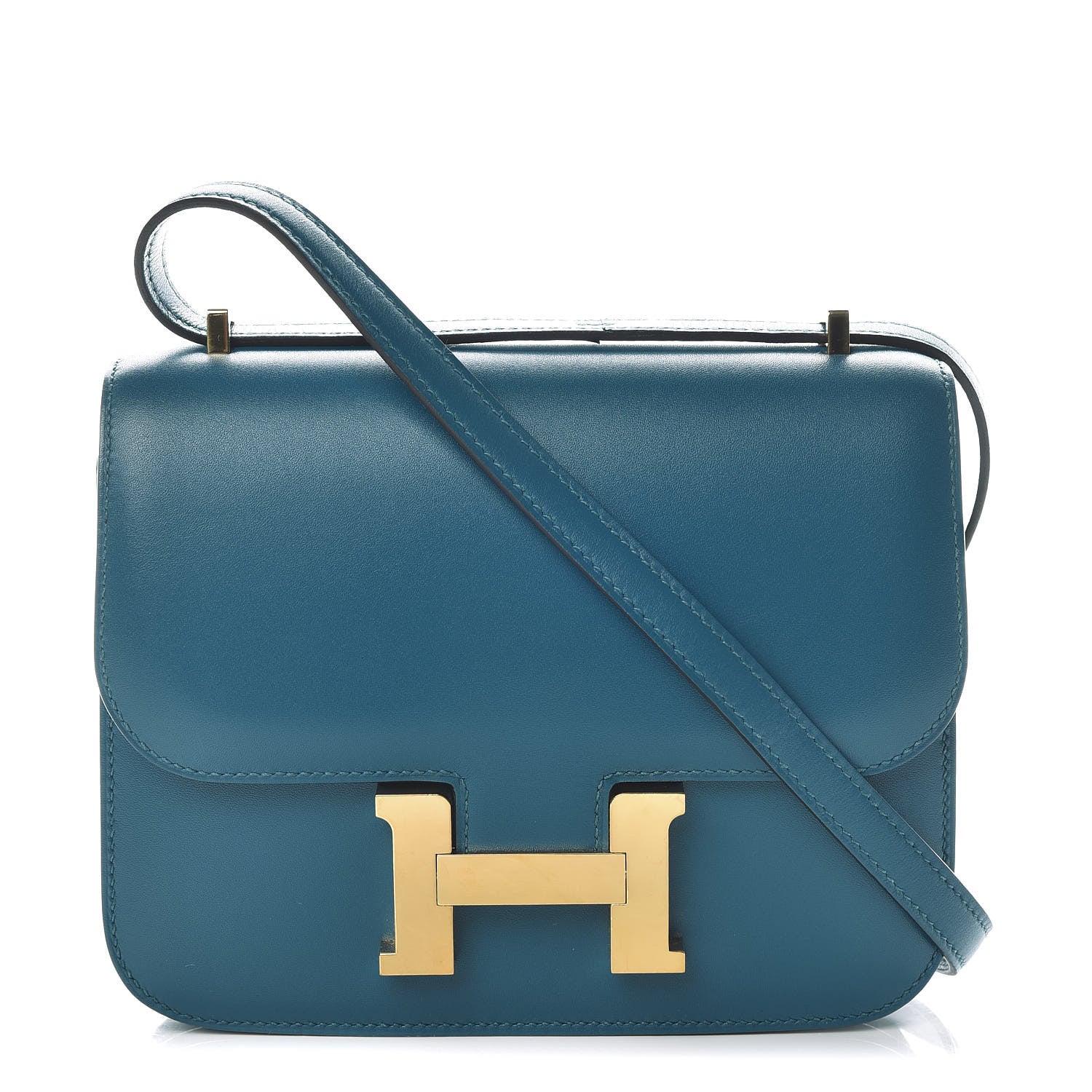 Hermes Tadelakt Constance 18 Bleu Izmir 1 of 10