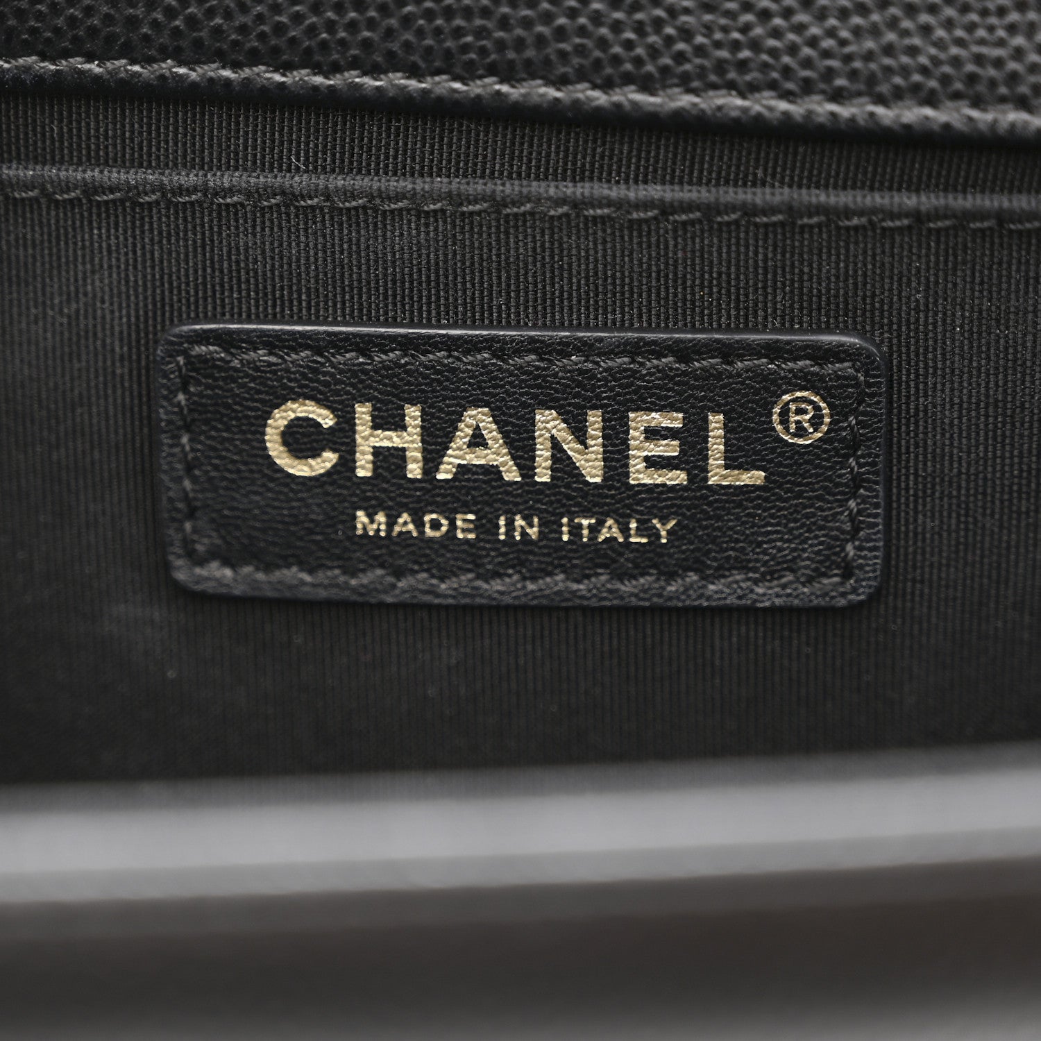 Chanel Caviar Quilted Medium Boy Flap Black 6 of 10