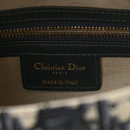 Christian Dior Oblique Saddle Bag Blue 6 of 9