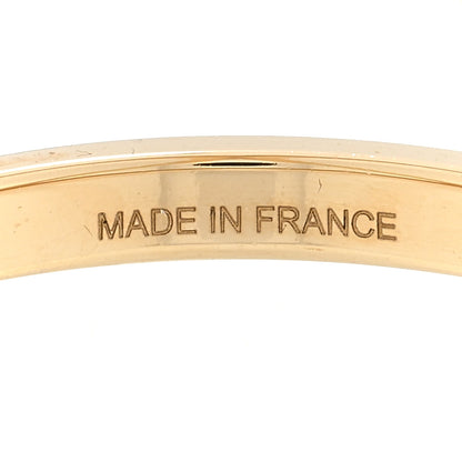Hermes Permabrass Gold Plated Trio Scarf Ring 3 of 3