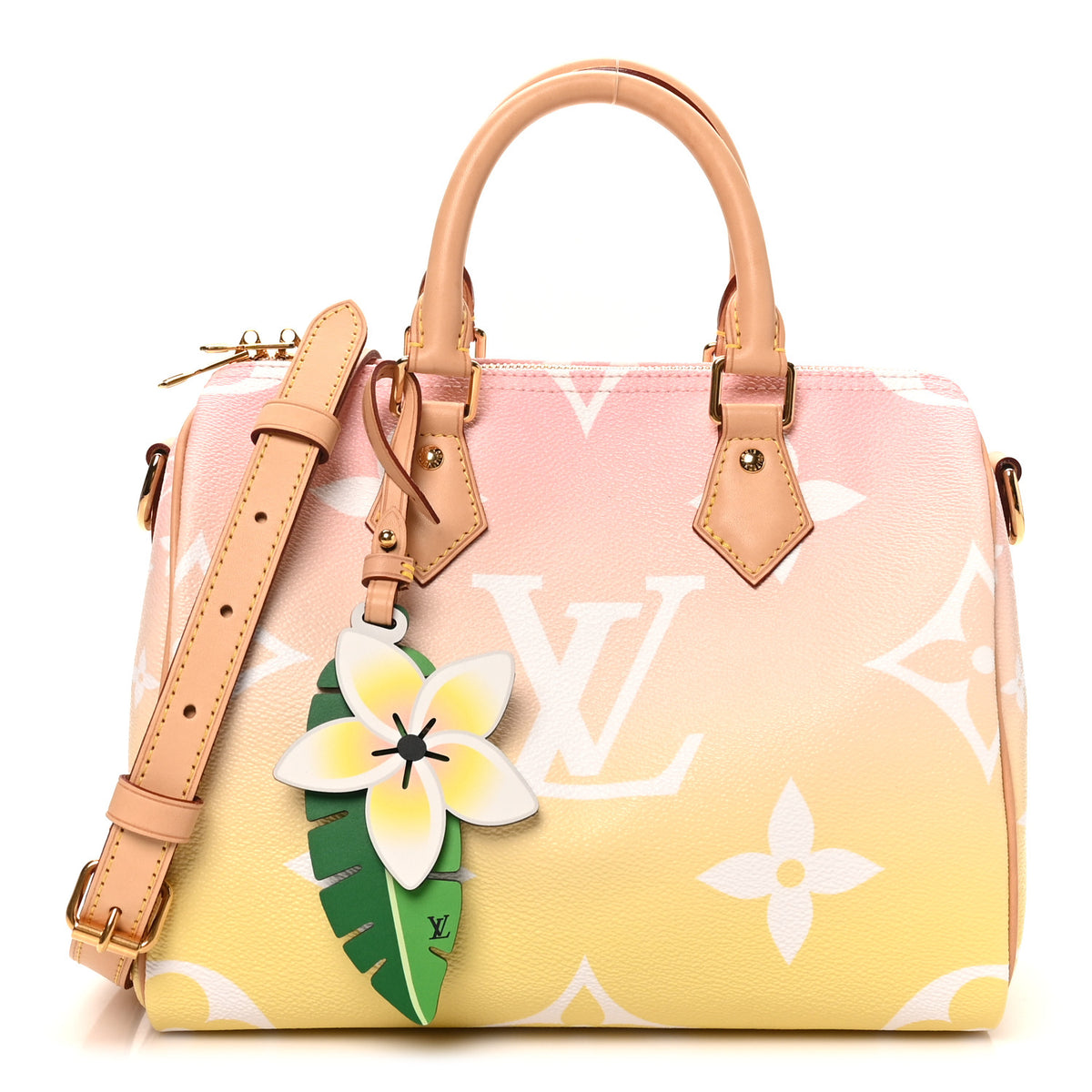 Louis Vuitton Monogram Giant By The Pool Speedy Bandouliere 25 Light Pink 1 of 10