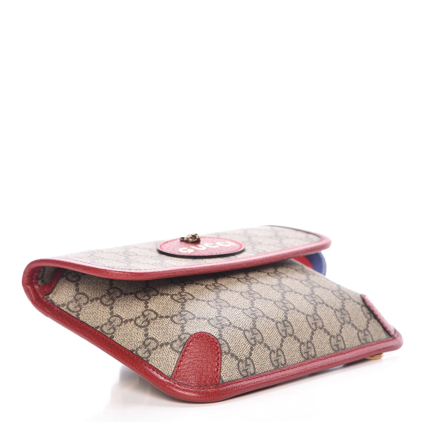 GG Supreme Calfskin Web Totem Three Piece Shoulder Bag Rainbow