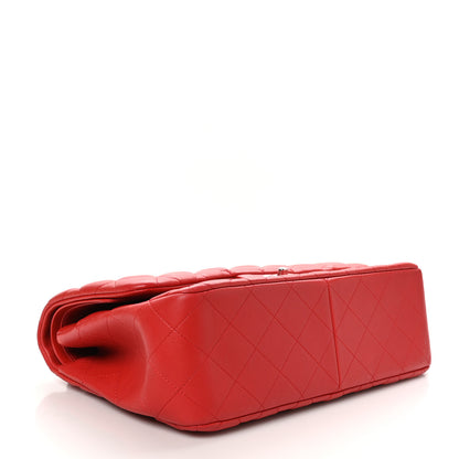 Chanel Lambskin Quilted Jumbo Double Flap Red 4 of 10
