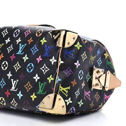 Louis Vuitton Monogram Multicolor Speedy 30 Black 8 of 8