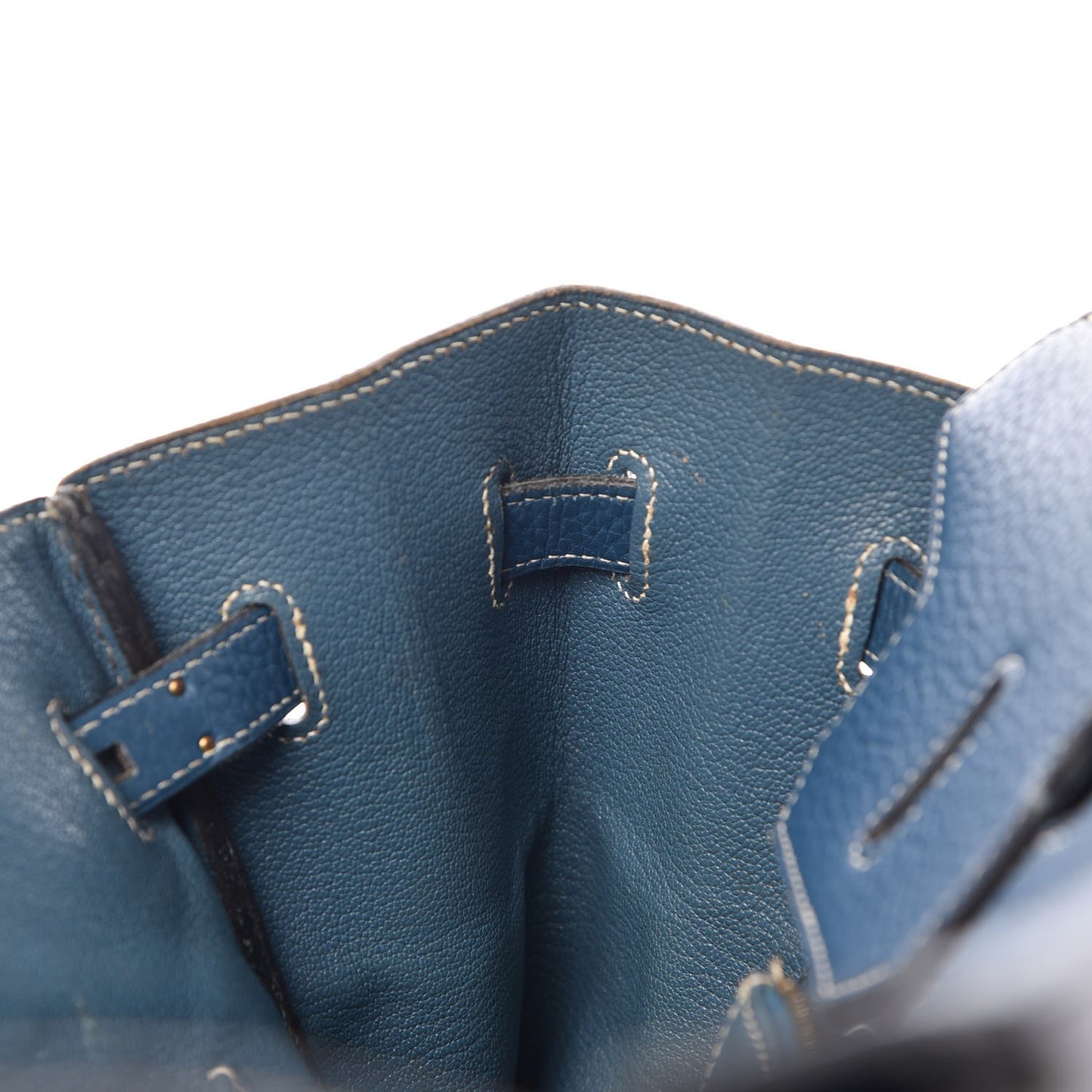 Taurillon Clemence Birkin 35 Bleu Thalassa