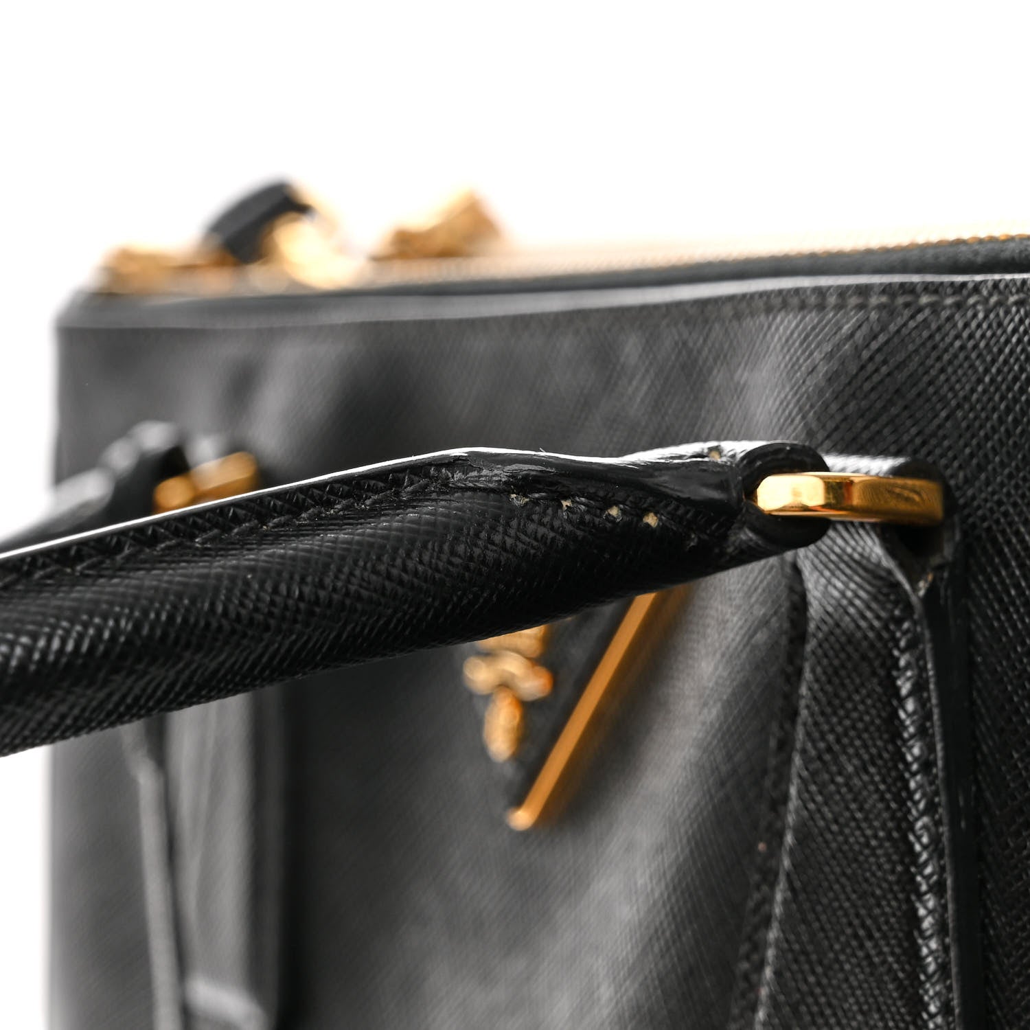 Prada Saffiano Medium Galleria Double Zip Tote Black 18 of 19