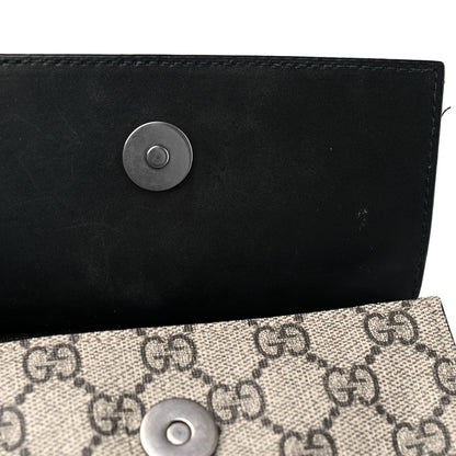 Gucci GG Supreme Monogram Web Belt Bag Black 14 of 16