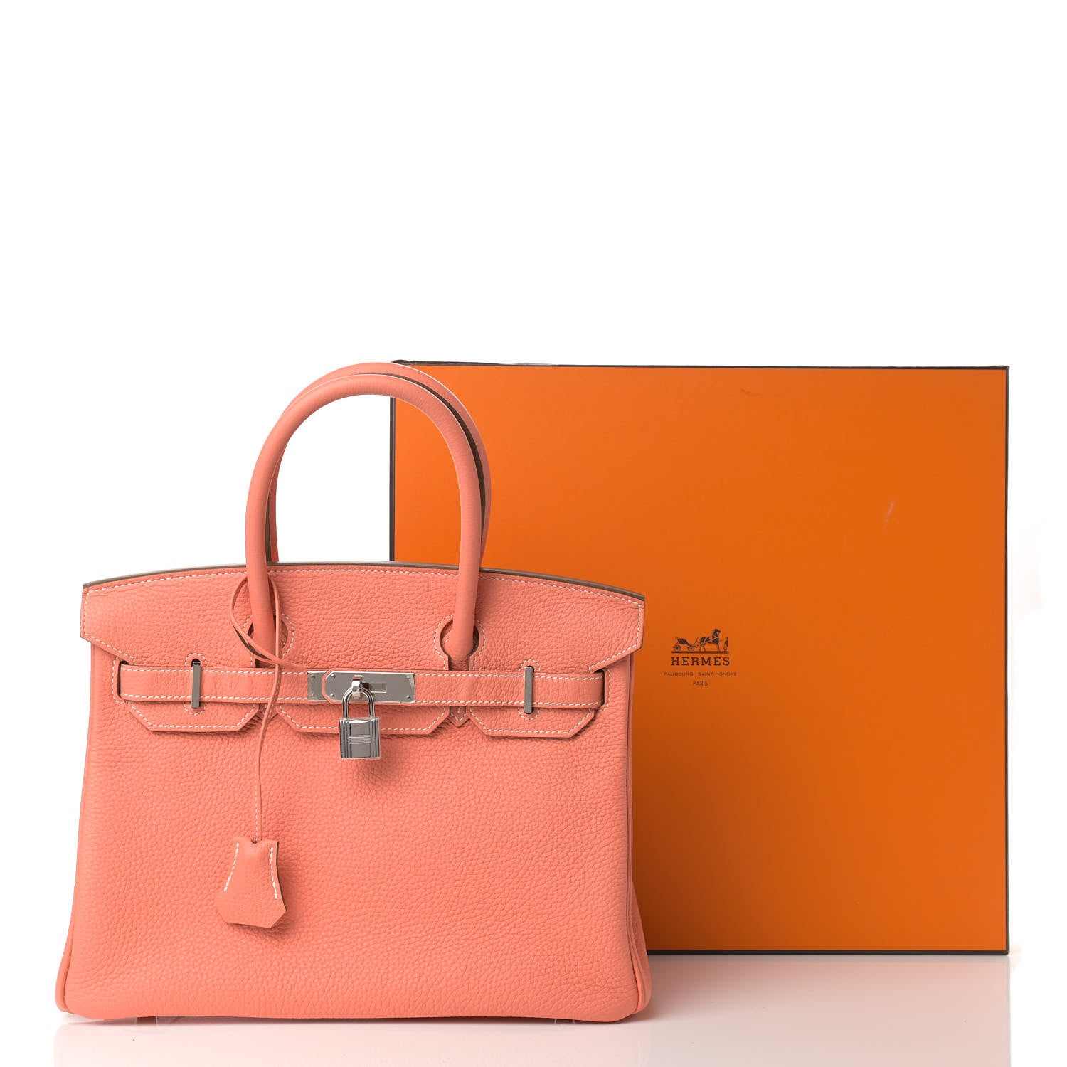 Hermes Togo Birkin 30 Crevette 18 of 18