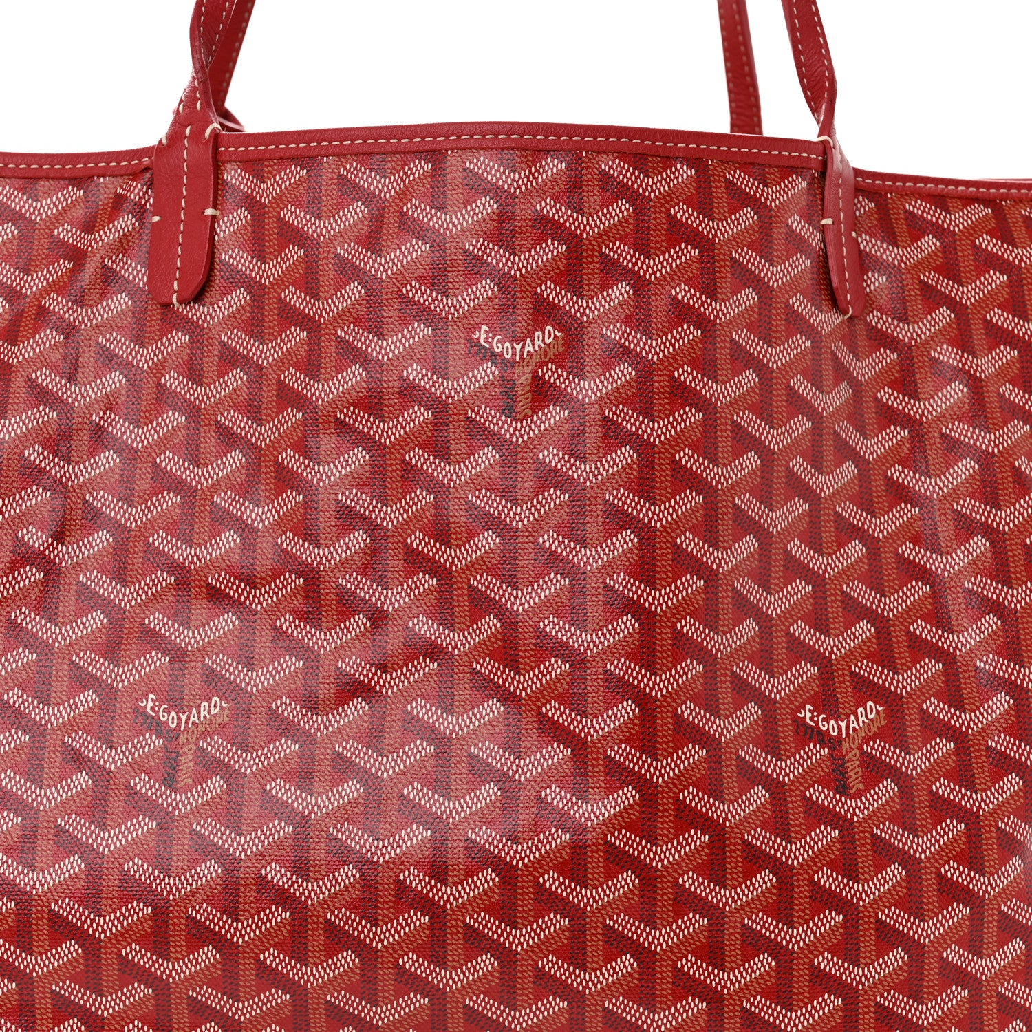 Goyard Goyardine Saint Louis GM Red 9 of 12