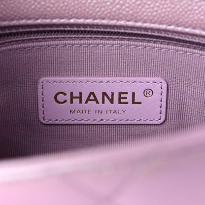 Chanel Iridescent Caviar Quilted Mini My Perfect Flap Pink 6 of 11