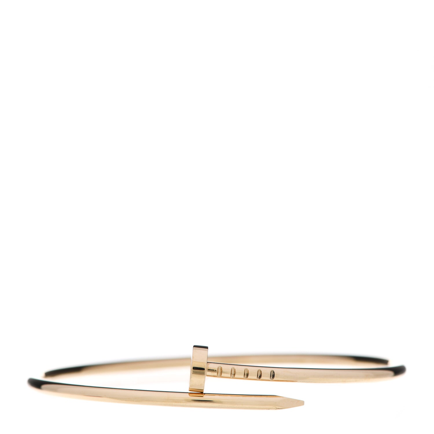 Cartier 18K Yellow Gold Small Juste Un Clou Bracelet 17 1 of 5