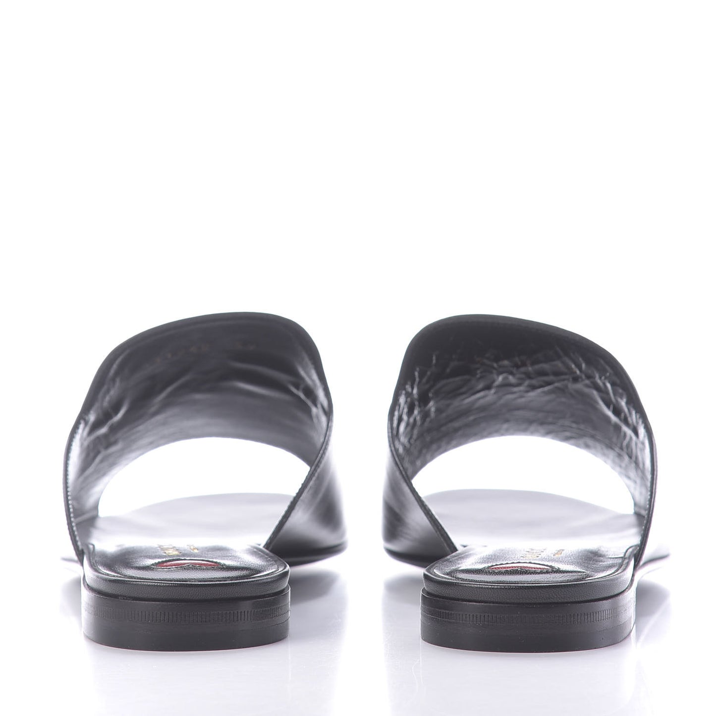 Malaga Kid Horsebit Slide Sandals 39 Black