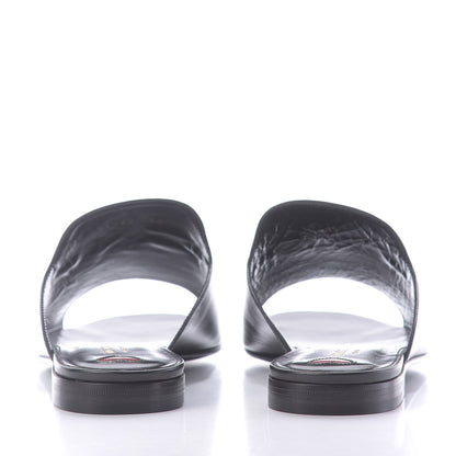 Gucci Malaga Kid Horsebit Slide Sandals 39 Black 5 of 11