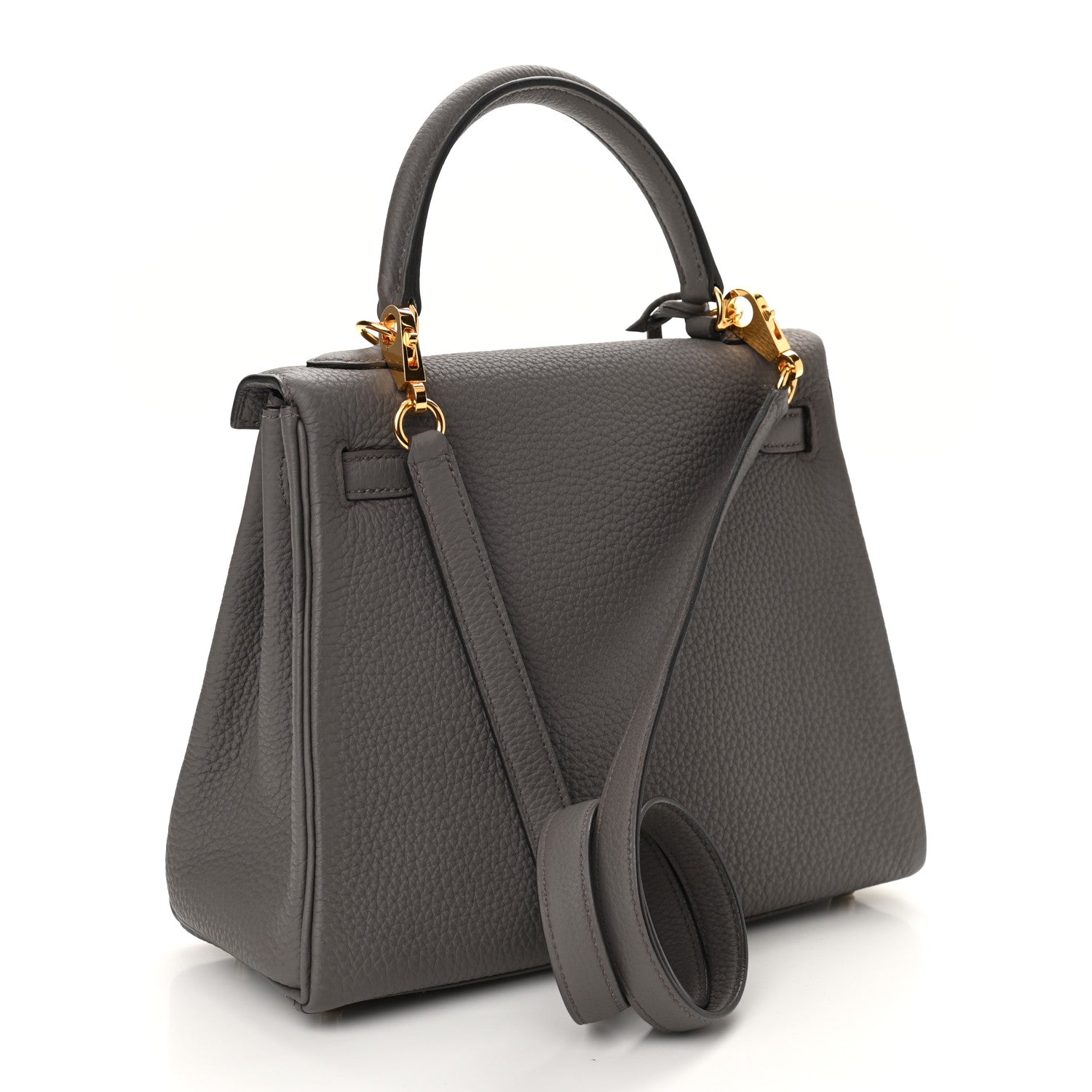Hermes Togo Kelly Retourne 25 Etain 3 of 11