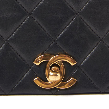 Chanel Lambskin Quilted Small Single Flap Bag Black 7 of 9