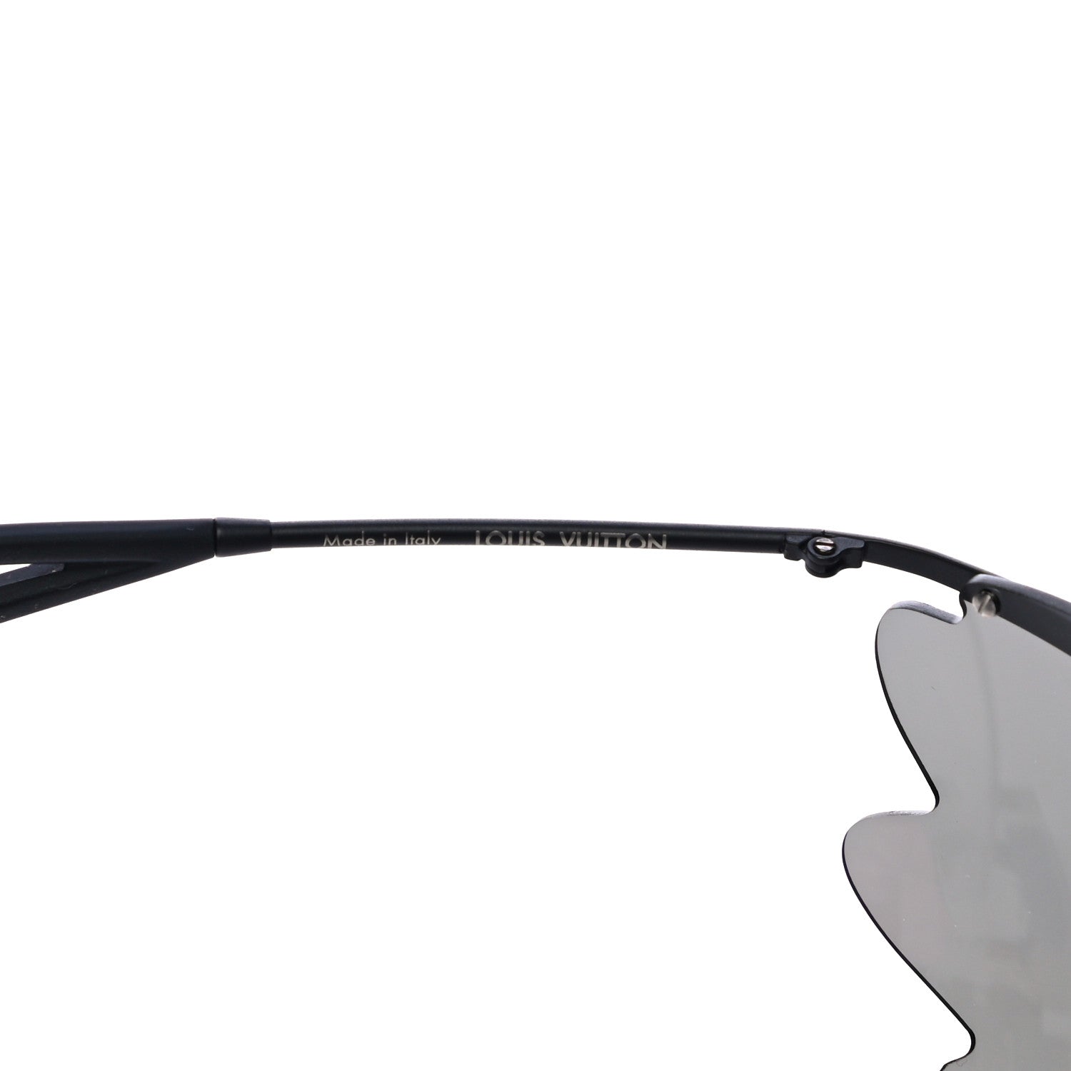 Louis Vuitton Metal Bohemian Vuittony Mask Sunglasses Z1227U Black 7 of 9