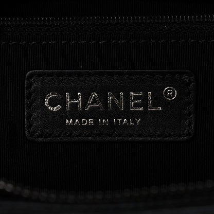 Chanel Caviar Quilted Medium Rock In Rome Tote Black 5 of 11