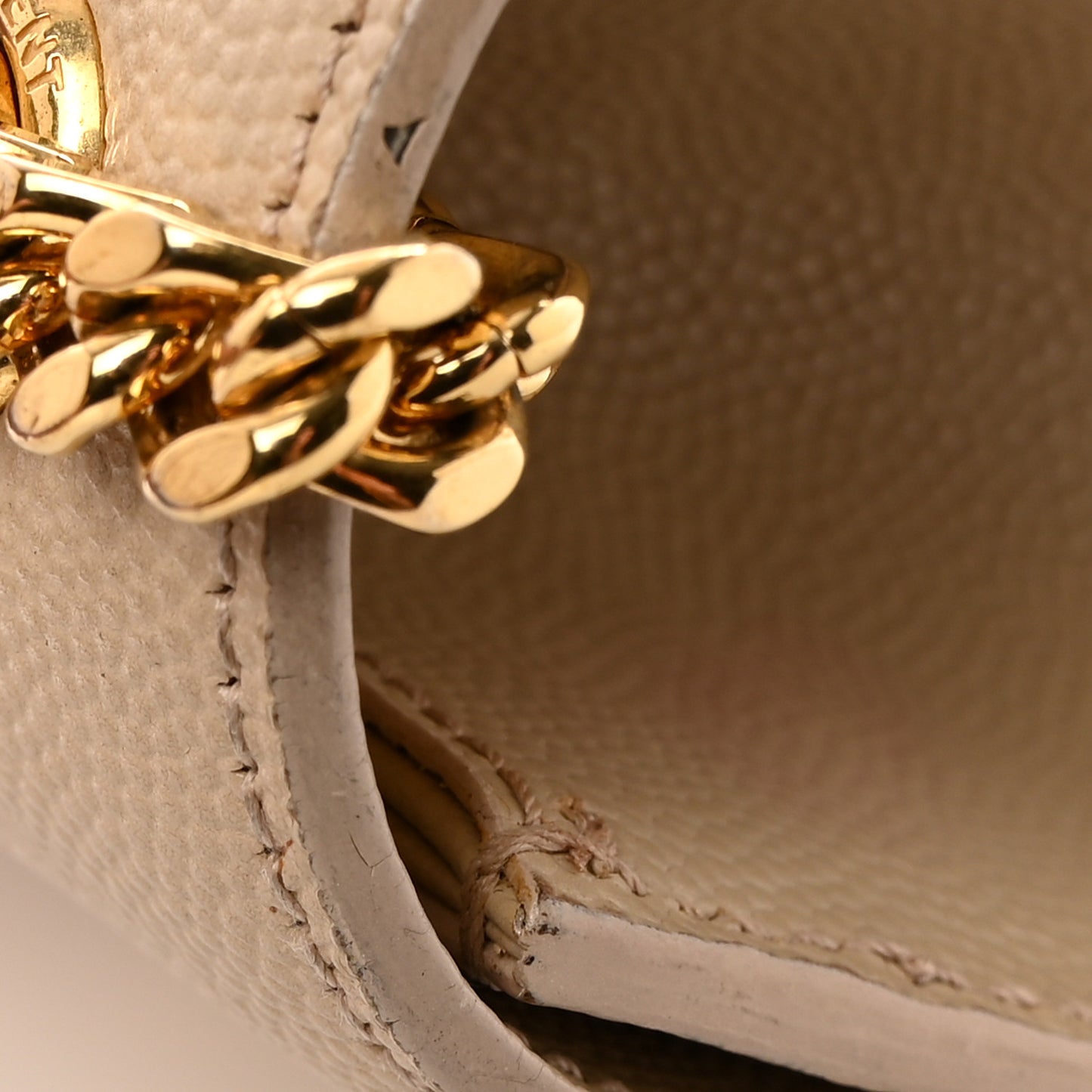 Grain De Poudre Medium Monogram Kate Satchel Nude Powder