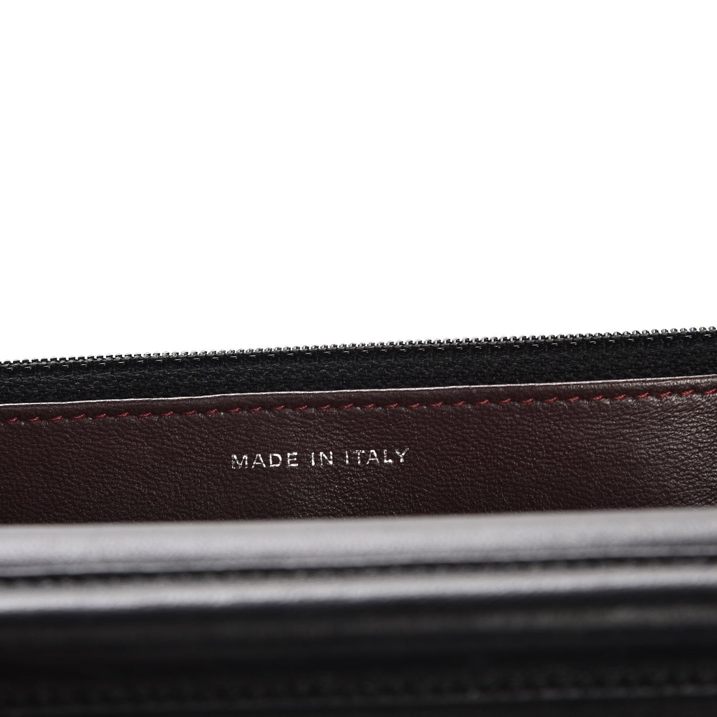 Lambskin Quilted Wallet On Chain WOC Black