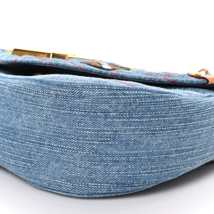 Louis Vuitton Denim New Wave Chain MM Blue 9 of 9