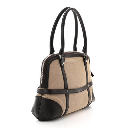 Gucci Canvas Web GG Reins Shoulder Bag Brown 3 of 14