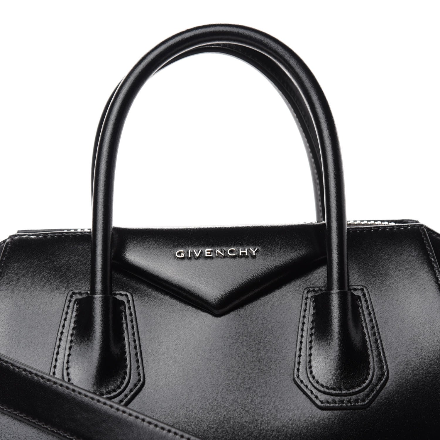 Givenchy Shiny Lord Calfskin Small Antigona Black 10 of 10