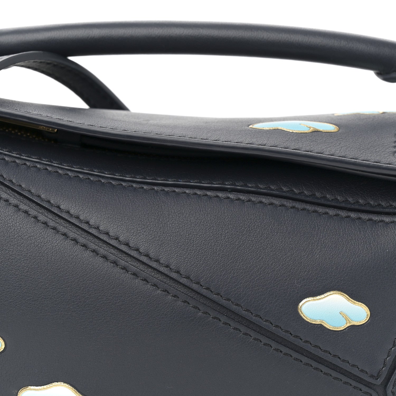 Loewe Calfskin New Year Mini Puzzle Bag Dark Ink 8 of 10