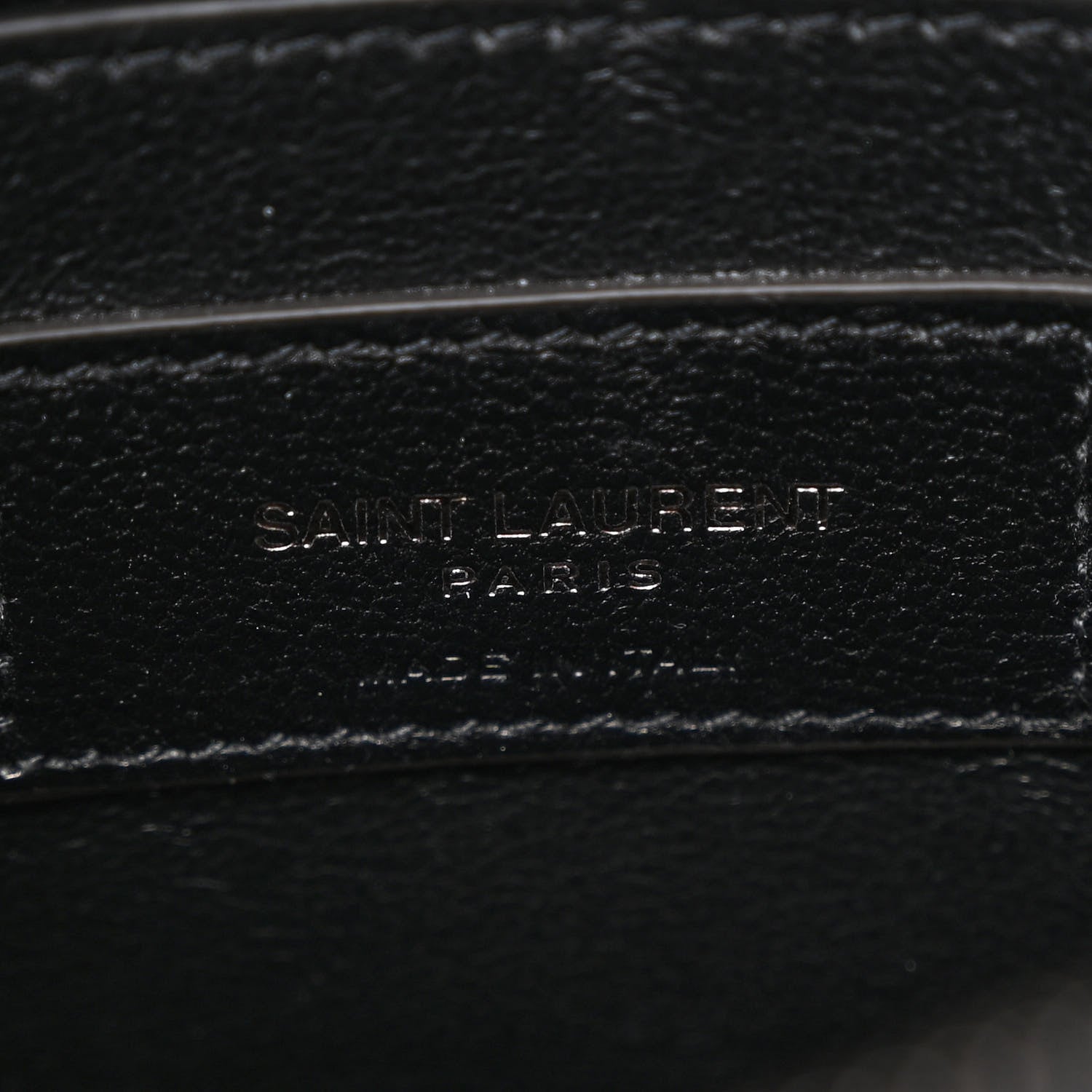 Saint Laurent Sheepskin Matelasse Chevron Monogram Medium College Bag Black 7 of 12