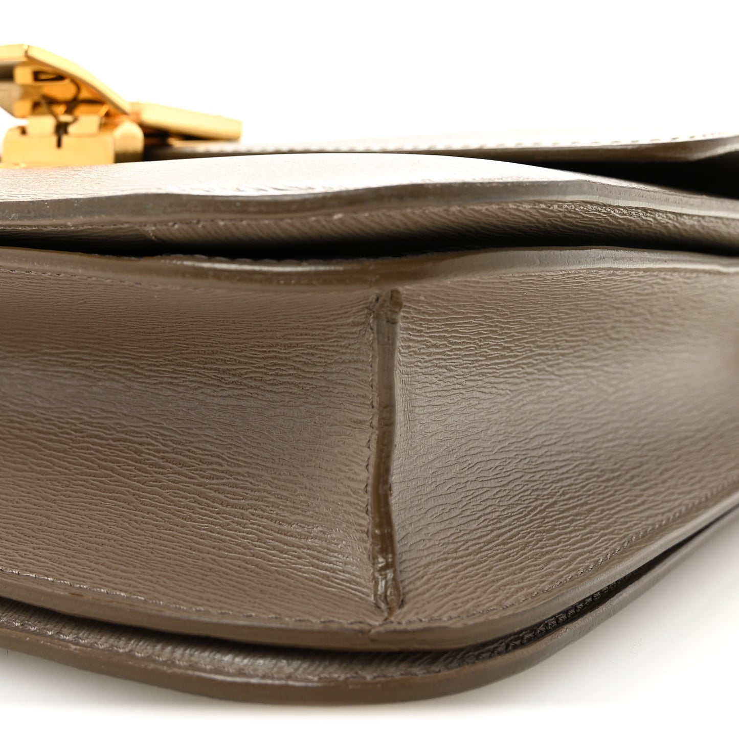 Liege Calfskin Medium Classic Box Flap Bag Souris