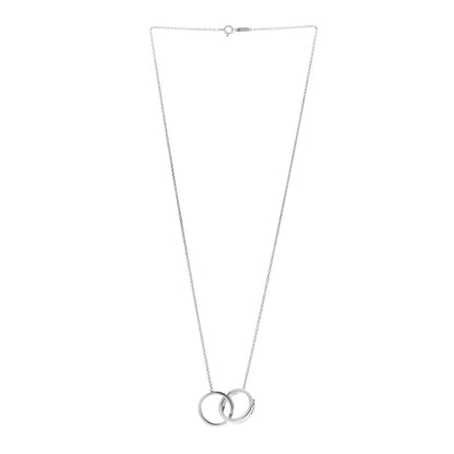Tiffany Sterling Silver Large 1837 Interlocking Circles Pendant Necklace 3 of 6